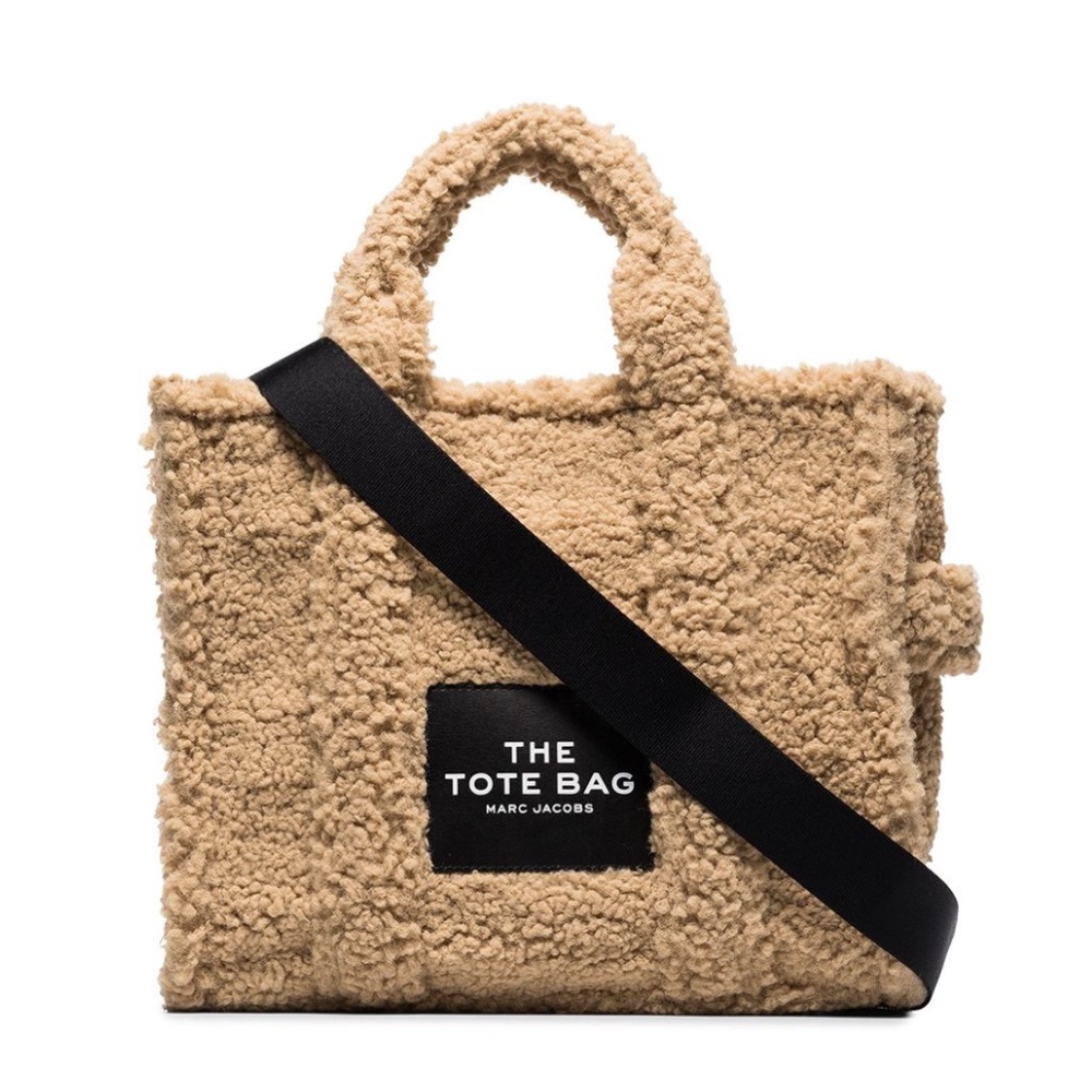 MARC JACOBS TEDDY TOTE BAG MEDIUM BEIGE